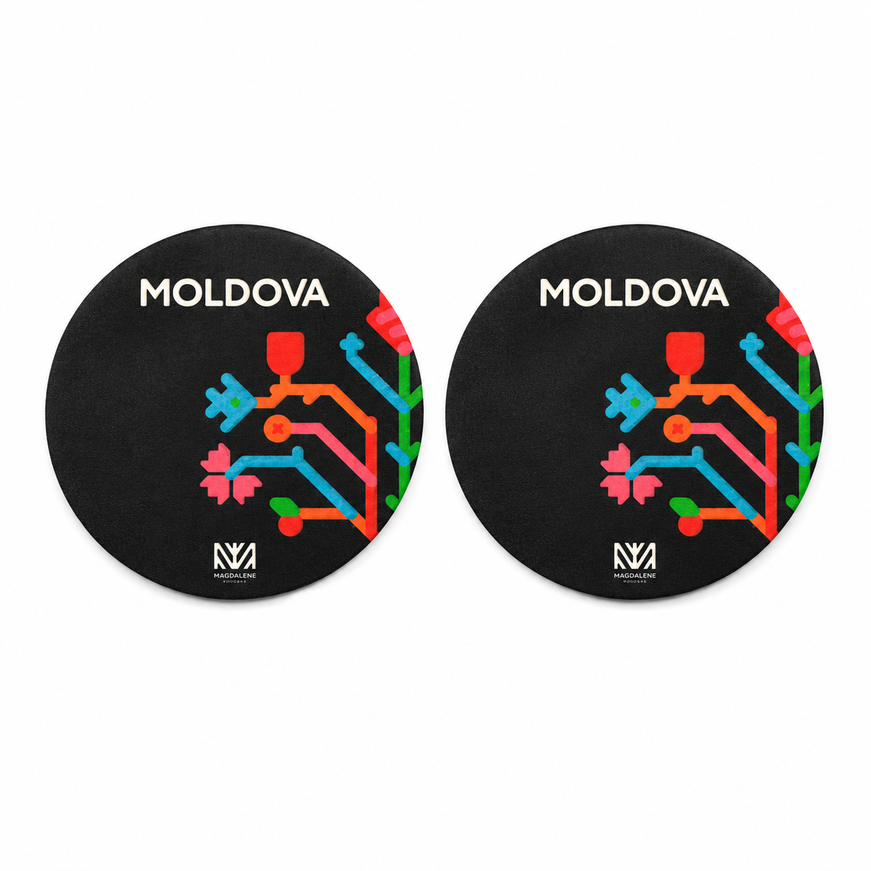 Suport pentru cană "Moldova", set 2 buc.