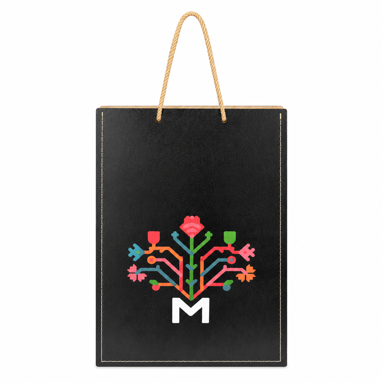 Nr. 7.1 Woodbag pentru vin, cu separator "Moldova"