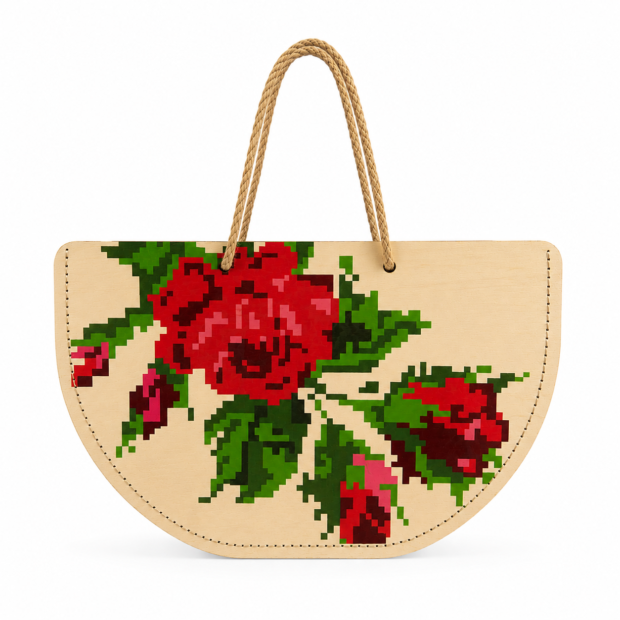 Nr. 3 Woodbag pentru cadouri "Trandafir"
