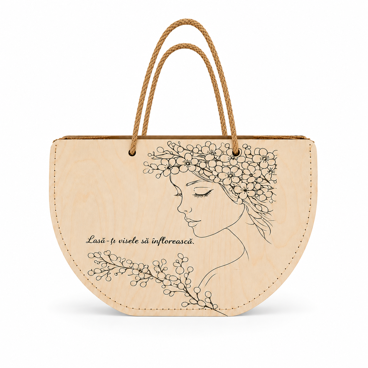 Nr. 3 Woodbag pentru cadouri "Înfloresc"