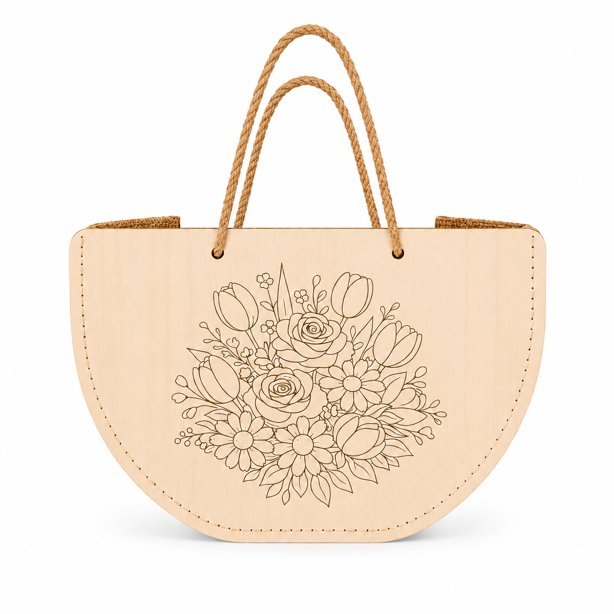 Nr. 3 Woodbag pentru cadouri "Buchet"