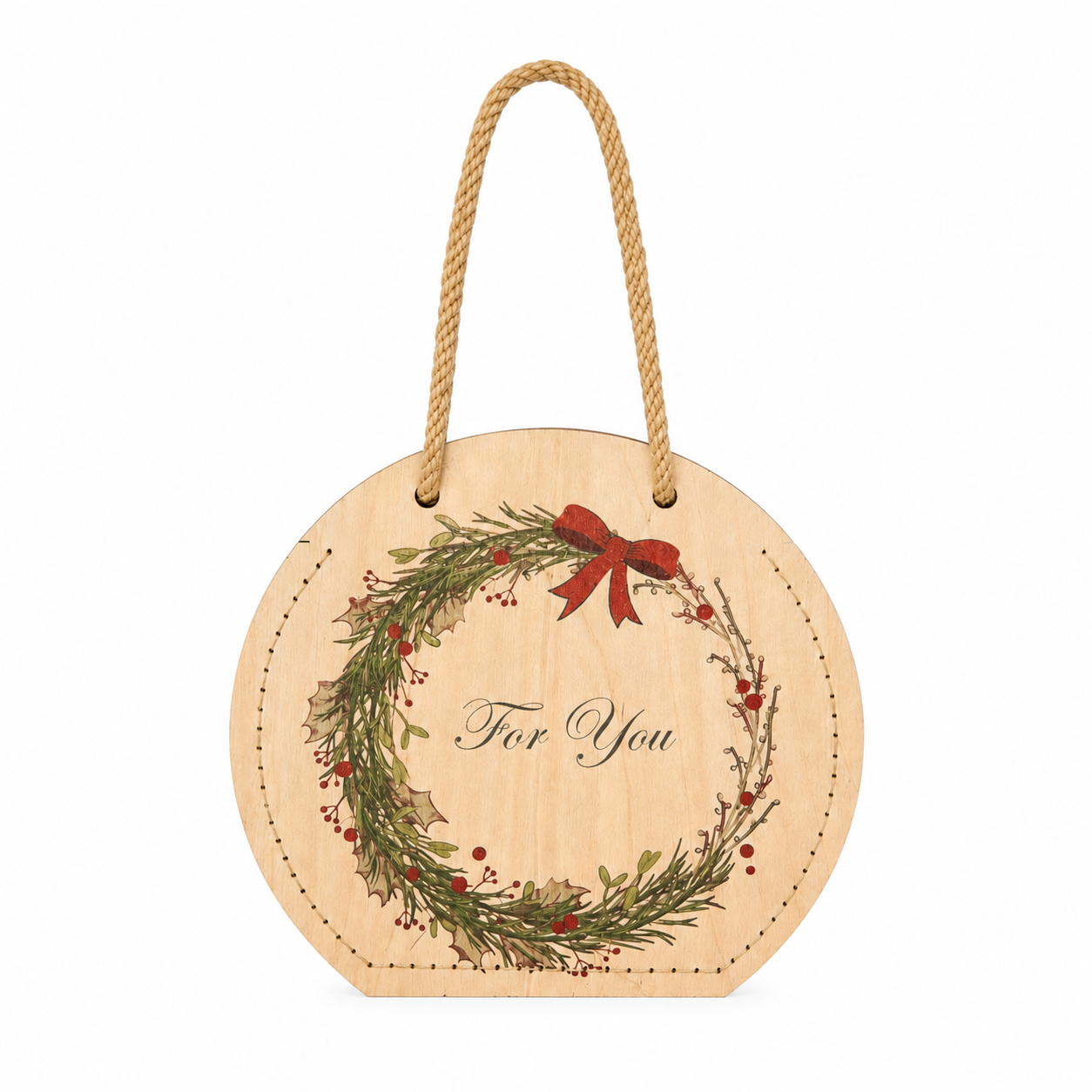 Nr. 4 Woodbag suvenir "Crăciun"