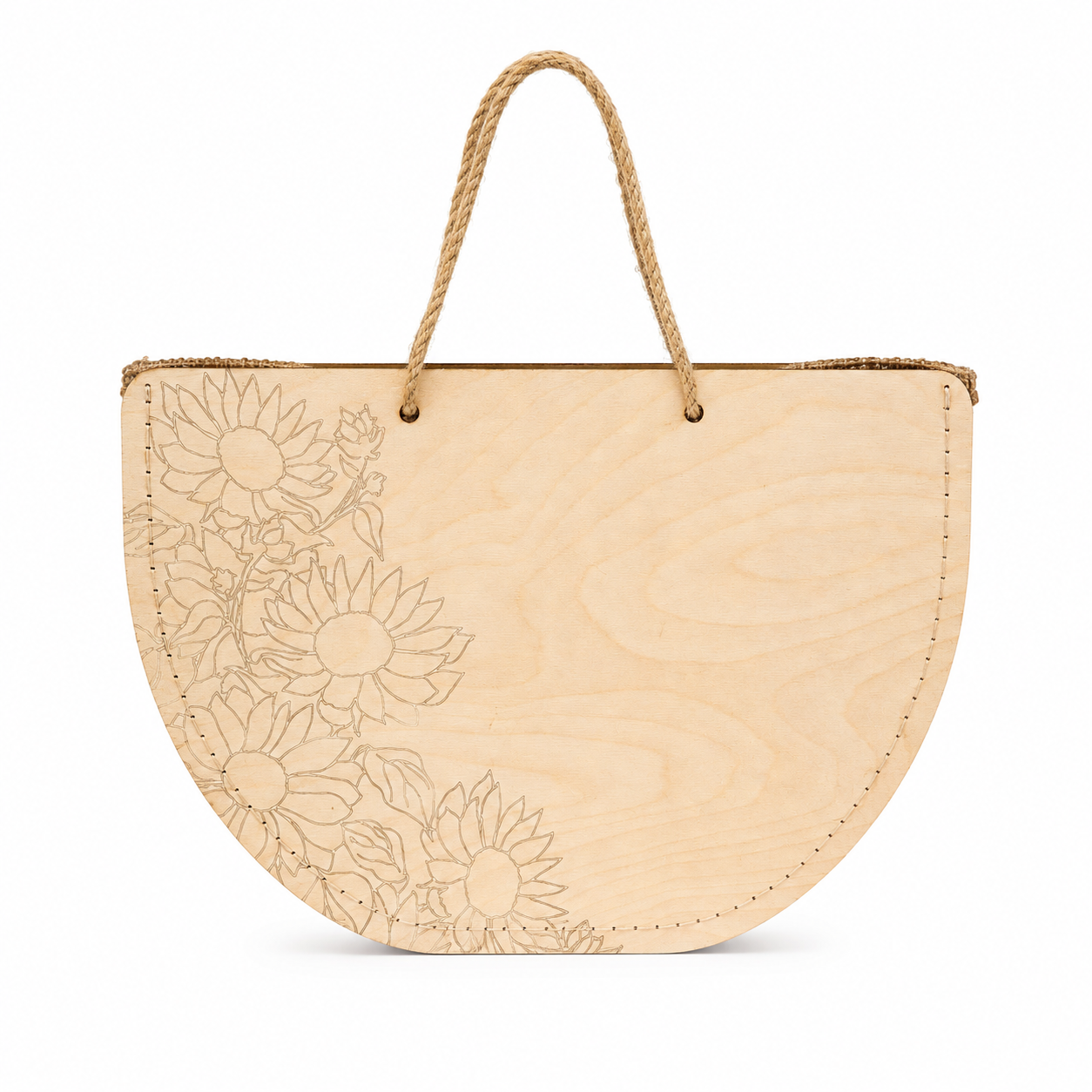 Nr. 3 Woodbag pentru cadouri "Floarea soarelui"