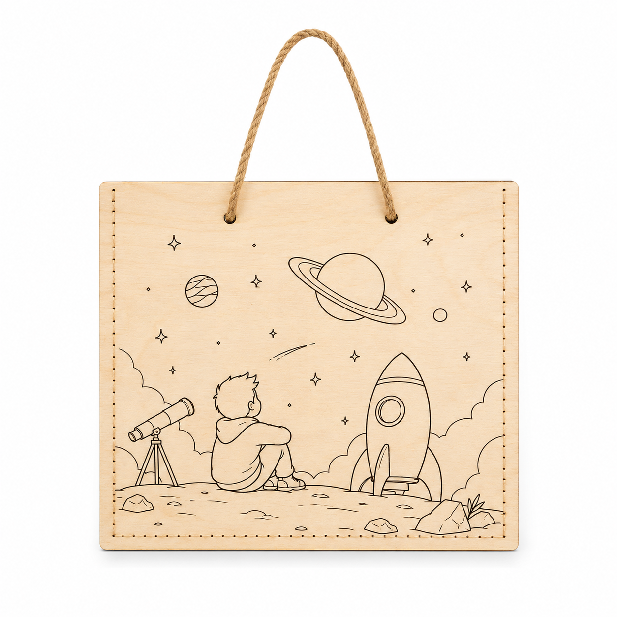 Nr.30 Woodbag pentru cadouri "Micul explorator"