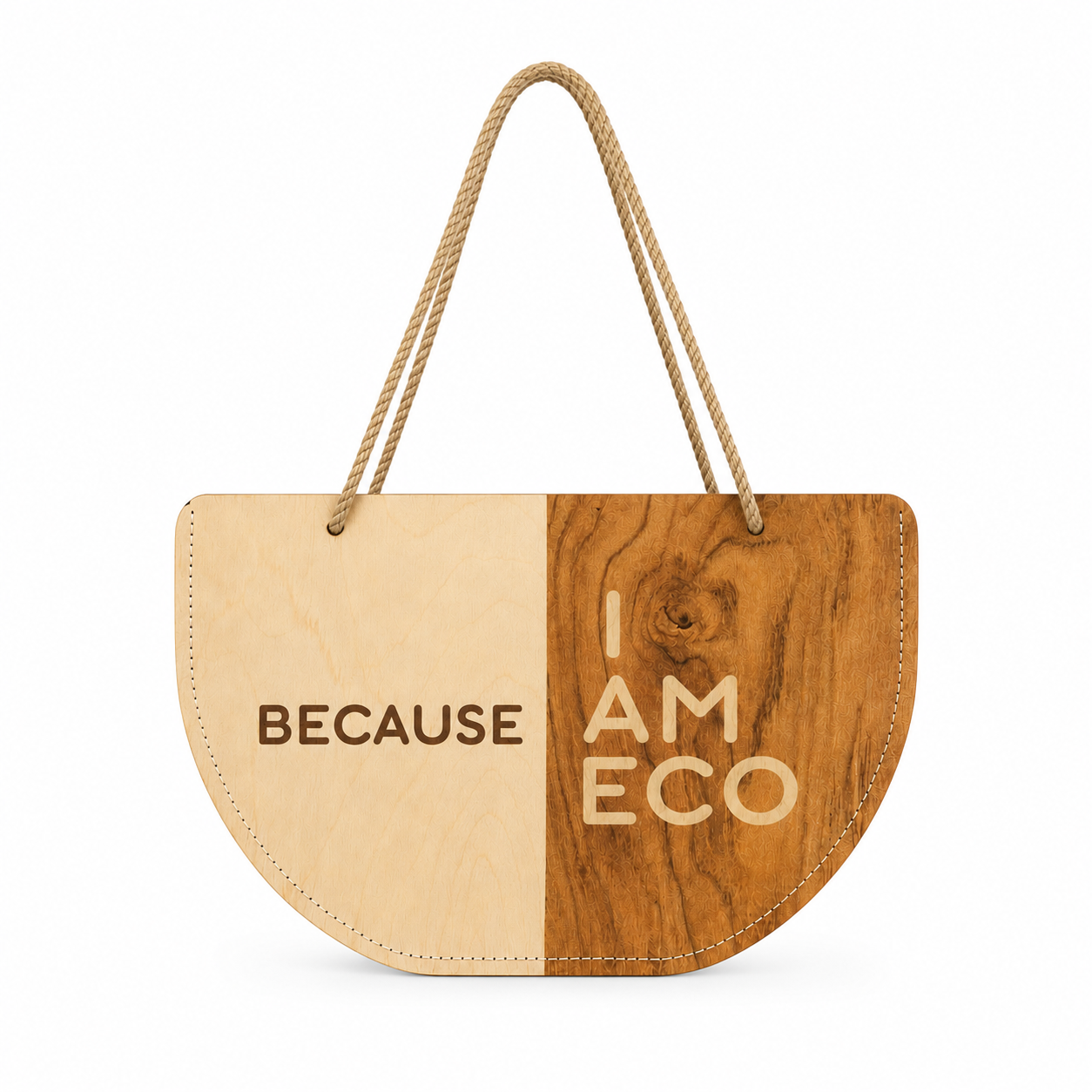 Nr.9 Woodbag pentru picnic și cumpărături "Eco"