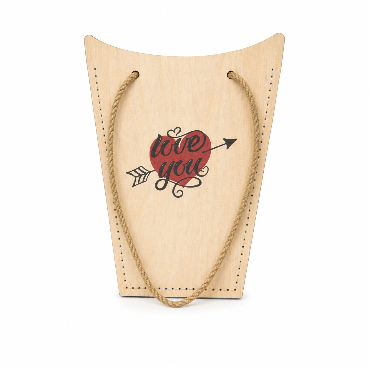 Nr. 11 Woodbag pentru flori "Cu drag"
