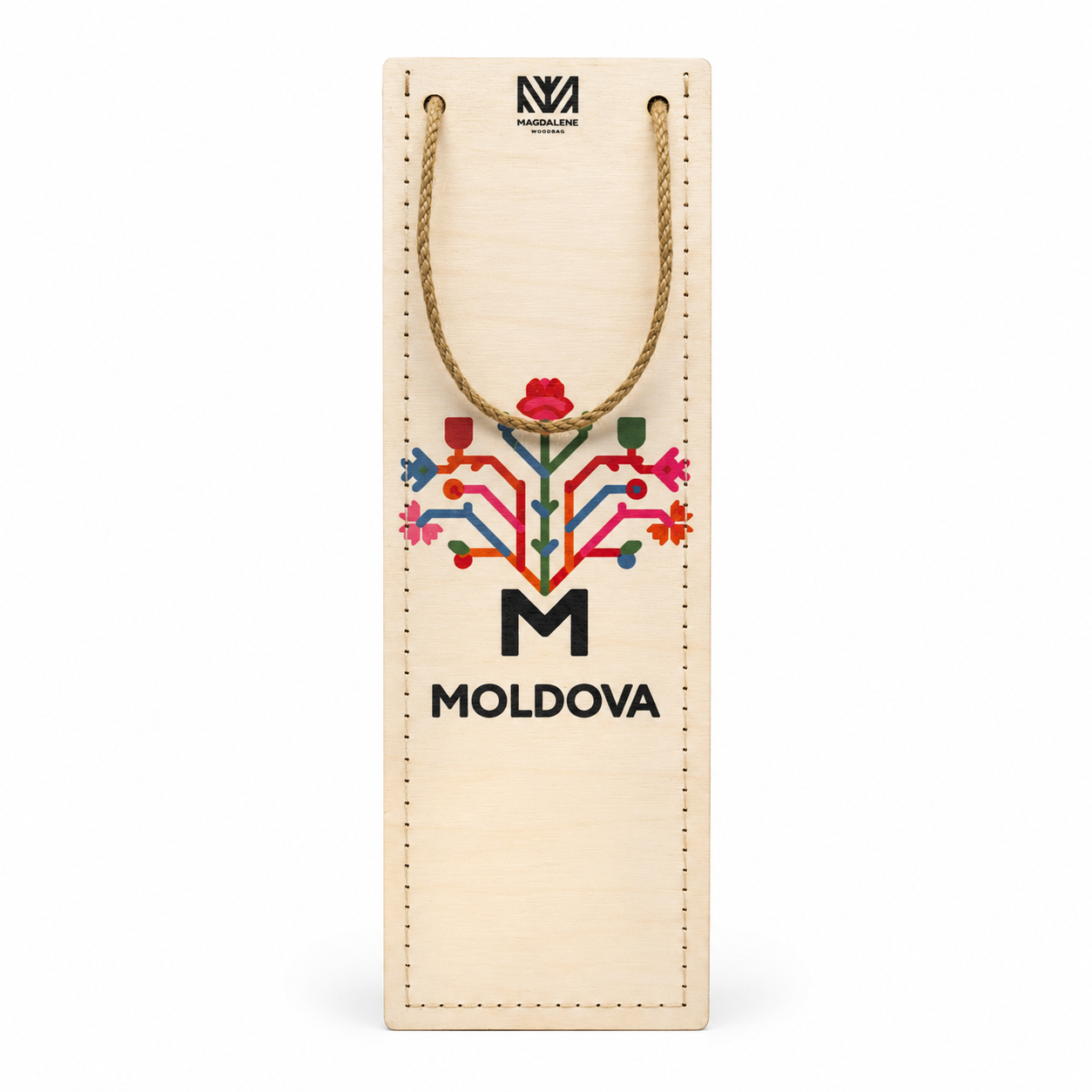 Nr. 1 Woodbag pentru vin "Moldova"