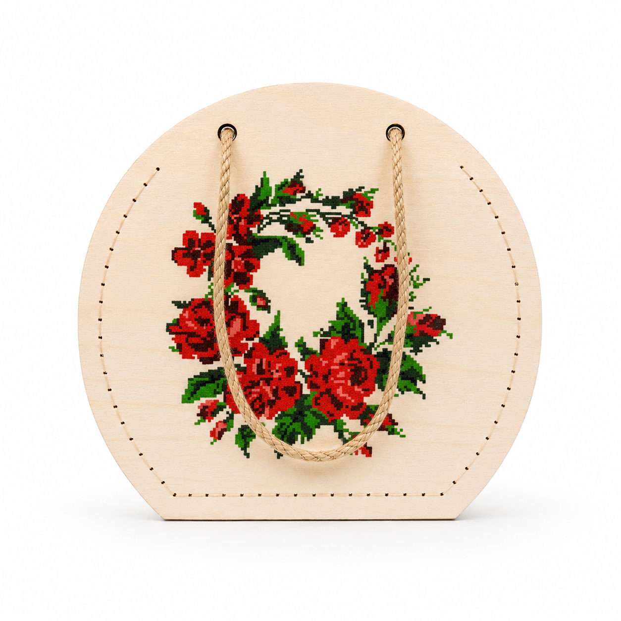 Nr.4 Woodbag suvenir "Trandafir"