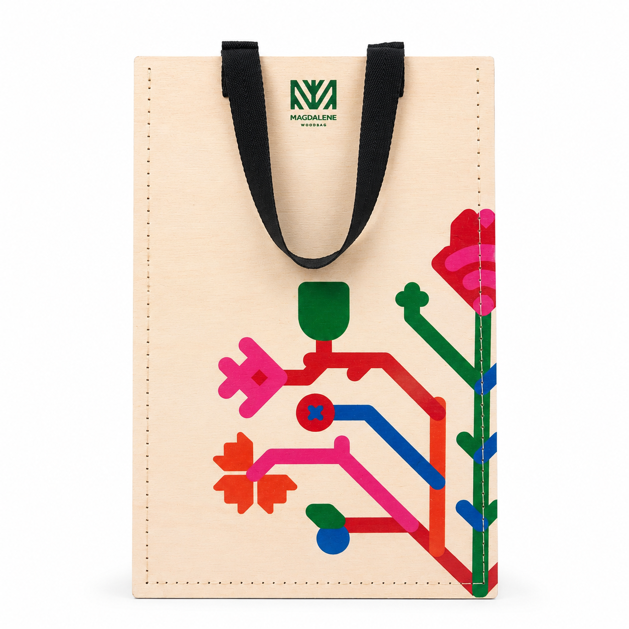 Nr. 7 Woodbag pentru vin "Pomul Vieții"