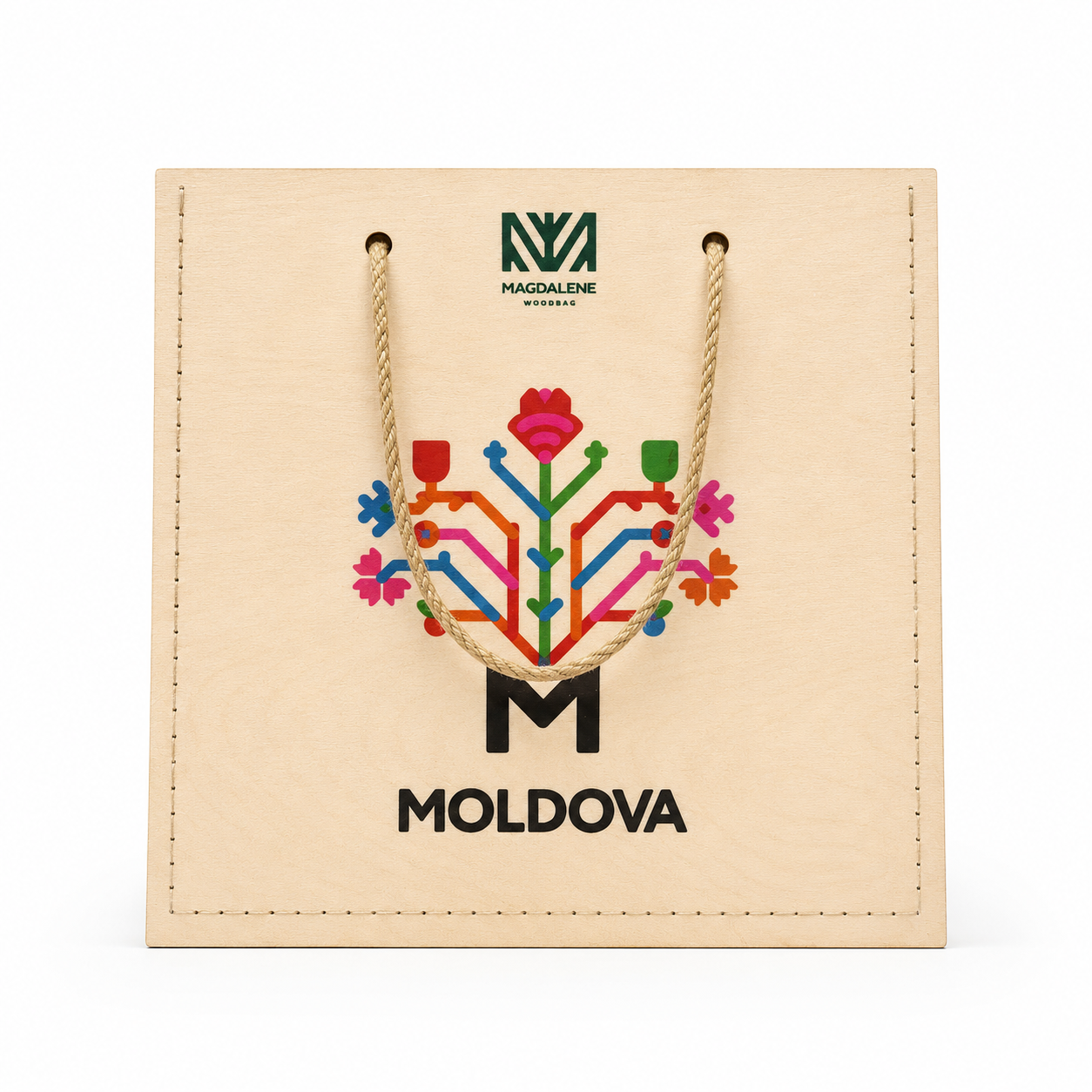 Nr.30 Woodbag pentru cadouri "Moldova"
