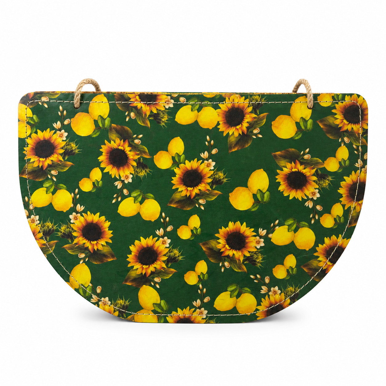 Nr.9.1 Woodbag pentru picnic și cumpărături, cu fermoar "Floarea soarelui"